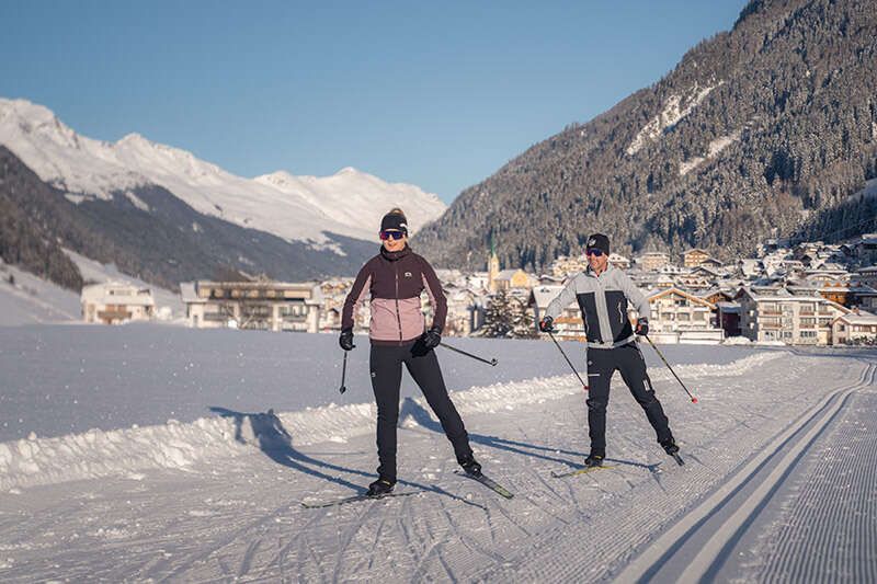 Cross-country skiing in Ischgl