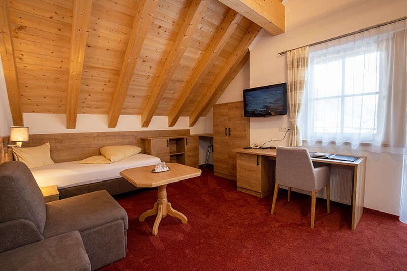 Single room at Hotel Persura in Ischgl