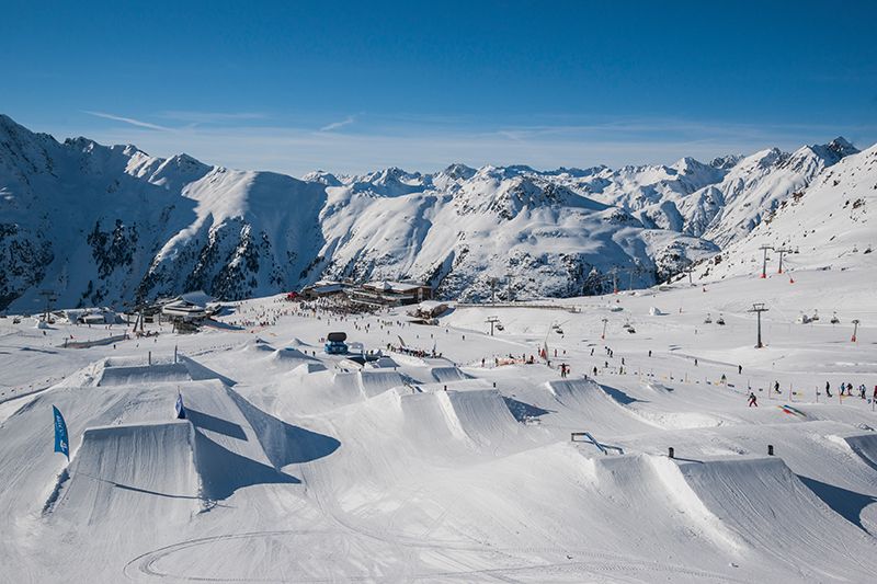 Winter ski resort Ischgl